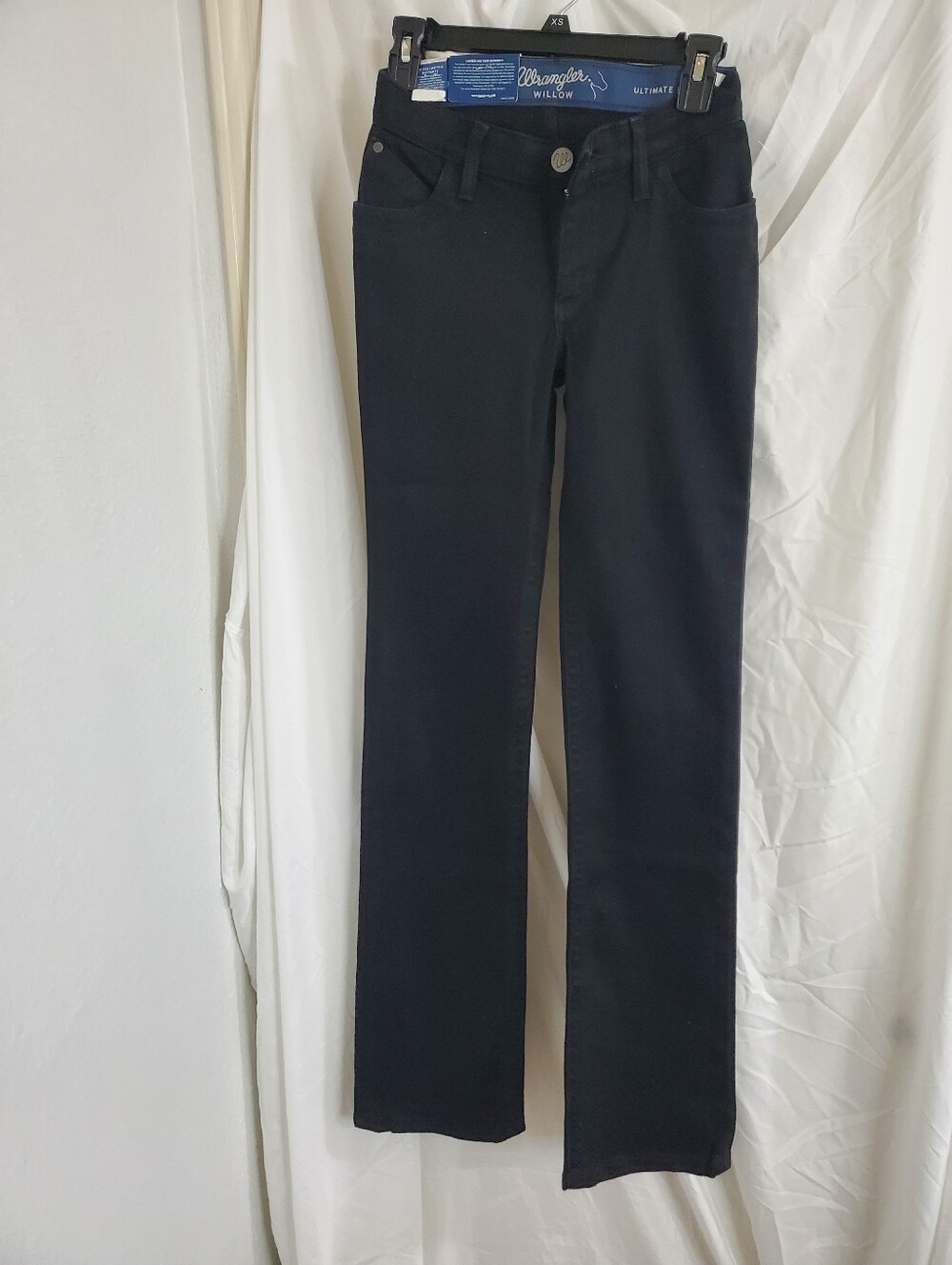 Wrangler willow ultimate cowgirl riding long inseam black jeans size 24/00x34